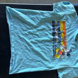 Disney Kids Light Blue Mickey Mouse T-Shirt